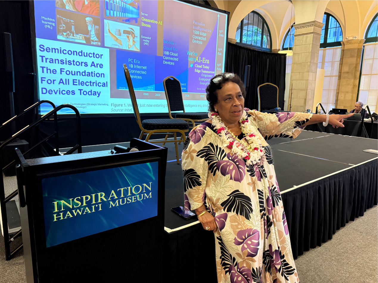 Gloria Borland organized the panel, secured the moderator, and arranged the host venue (Inspiration Hawaii Museum) | Patent Your Invention - Hawaii Tech Week 2026