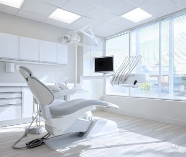 Image of a dental chair. 