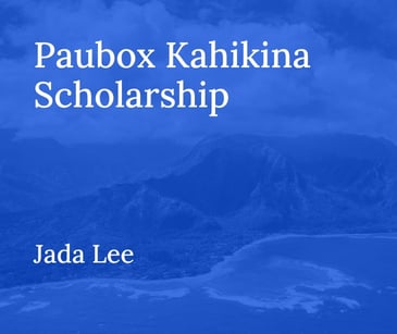 Paubox Kahikina STEM Scholarship Recipient 2023 Jada Lee