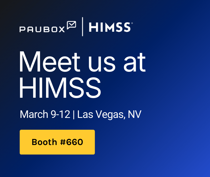 Paubox at HIMSS booth number