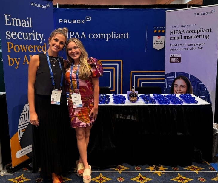 Paubox team at Rise West in Las Vegas
