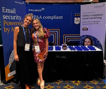 Paubox team at Rise West in Las Vegas