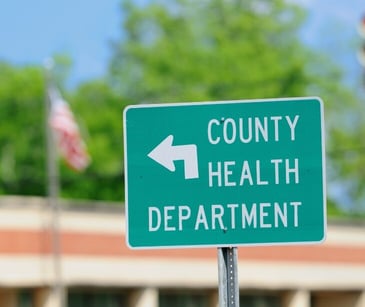 sign for health department