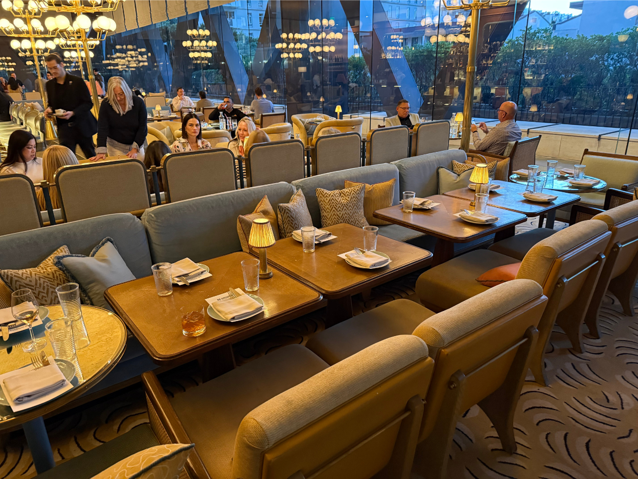 Thanks to a connection from Mike Parisi, we had the back section of the restaurant to ourselves. Not a simple feat during RSA Week.