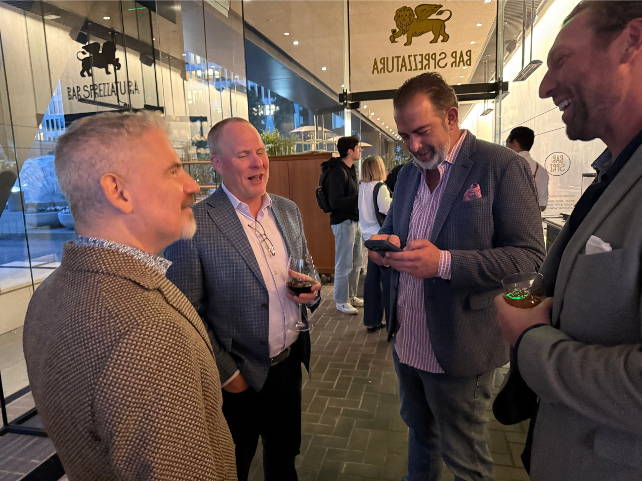 Left to right: Gerry Miller, Eric Ratcliffe, Mike Parisi, and Greg "Hoff" Hoffman