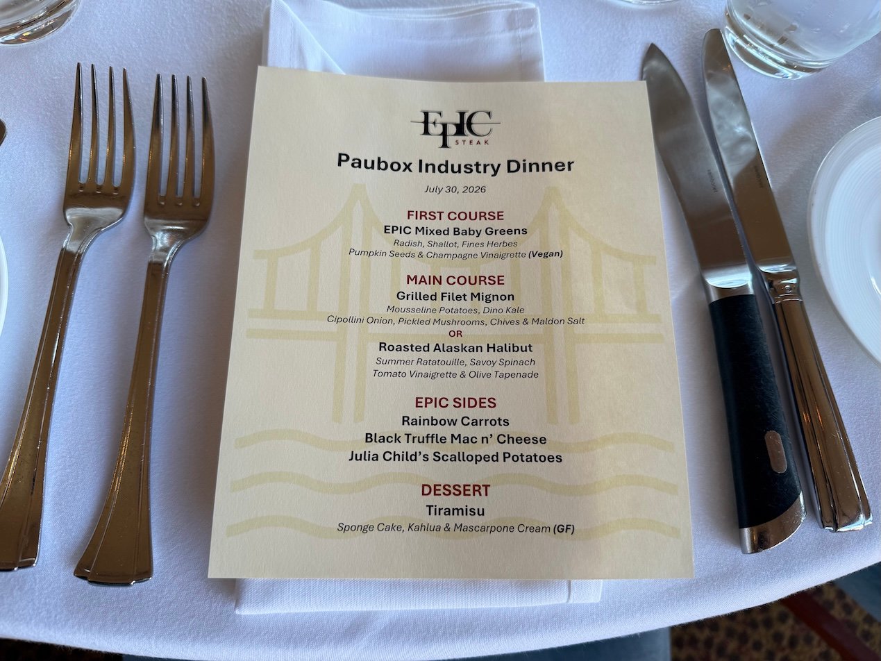 Fish on the menu at a steakhouse, that's Paubox | Paubox Industry Dinner in San Francisco