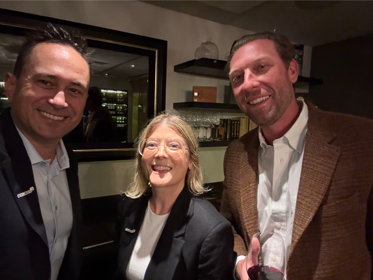 Hoala Greevy, Ange Beckum, Greg Hoffman | Industry Dinner with Paubox and Steel Patriot Partners - San Francisco