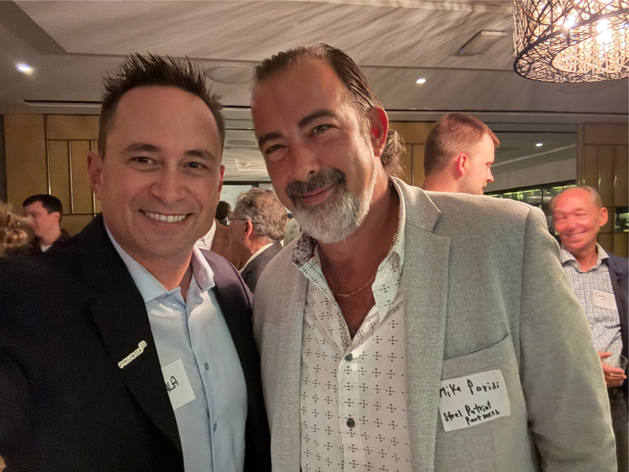 Hoala Greevy, Mike Parisi | Industry Dinner with Paubox and Steel Patriot Partners - San Francisco