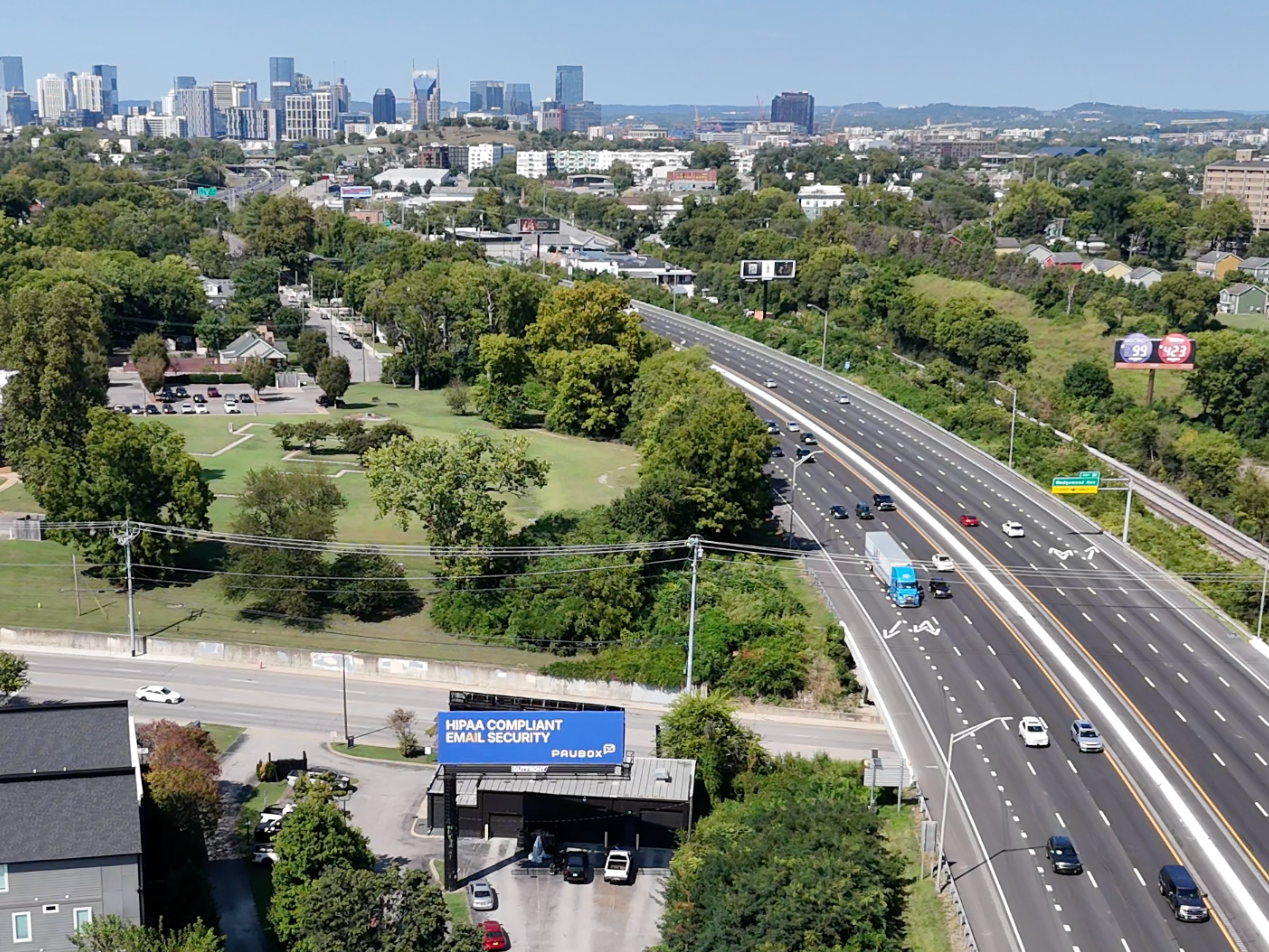 Our first billboard in Nashville (Paubox)