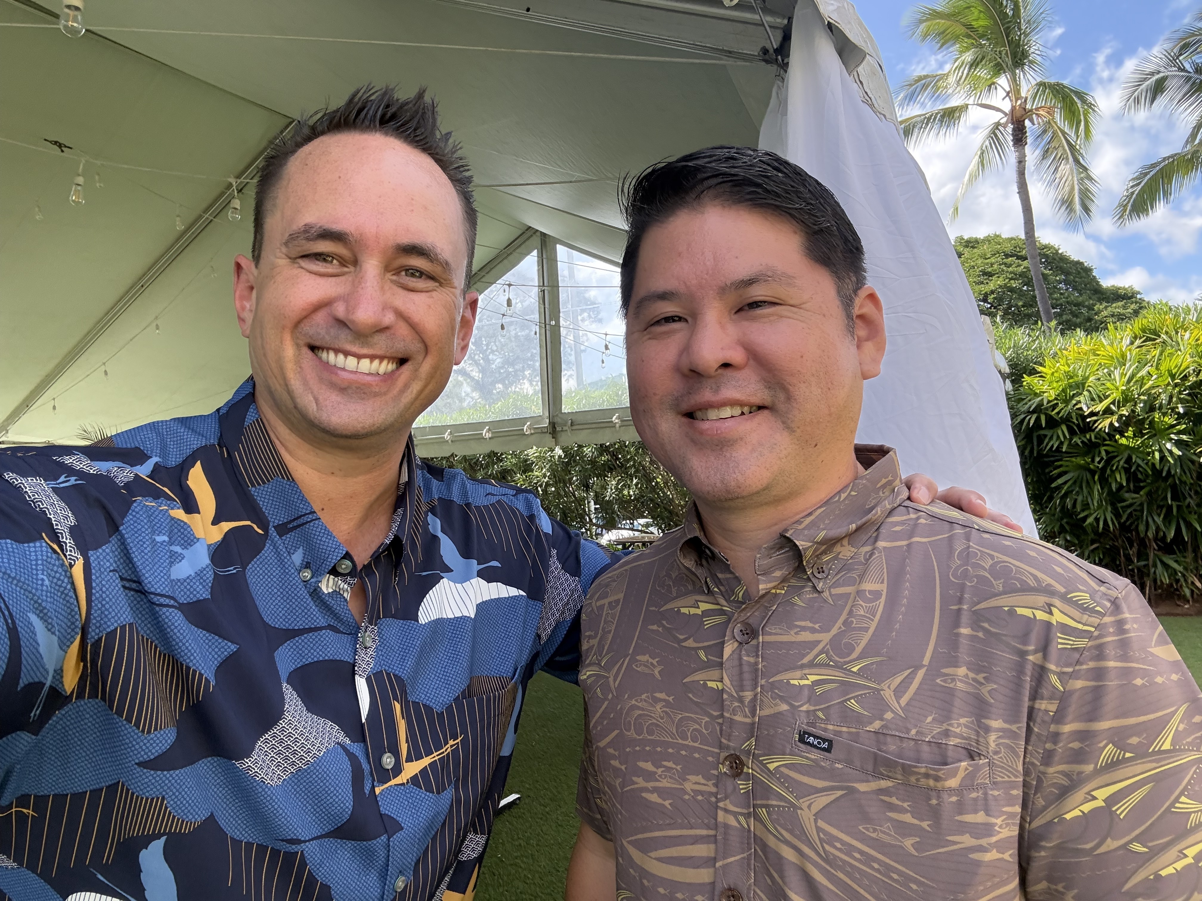 Rick Kuwahara (COO), my trust right hand at Paubox since the very early days | Paubox Social Mixer in Honolulu