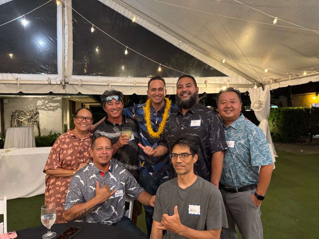 McKinely crew representing. Tiger Team Pride (TTP) | Paubox Social Mixer in Honolulu