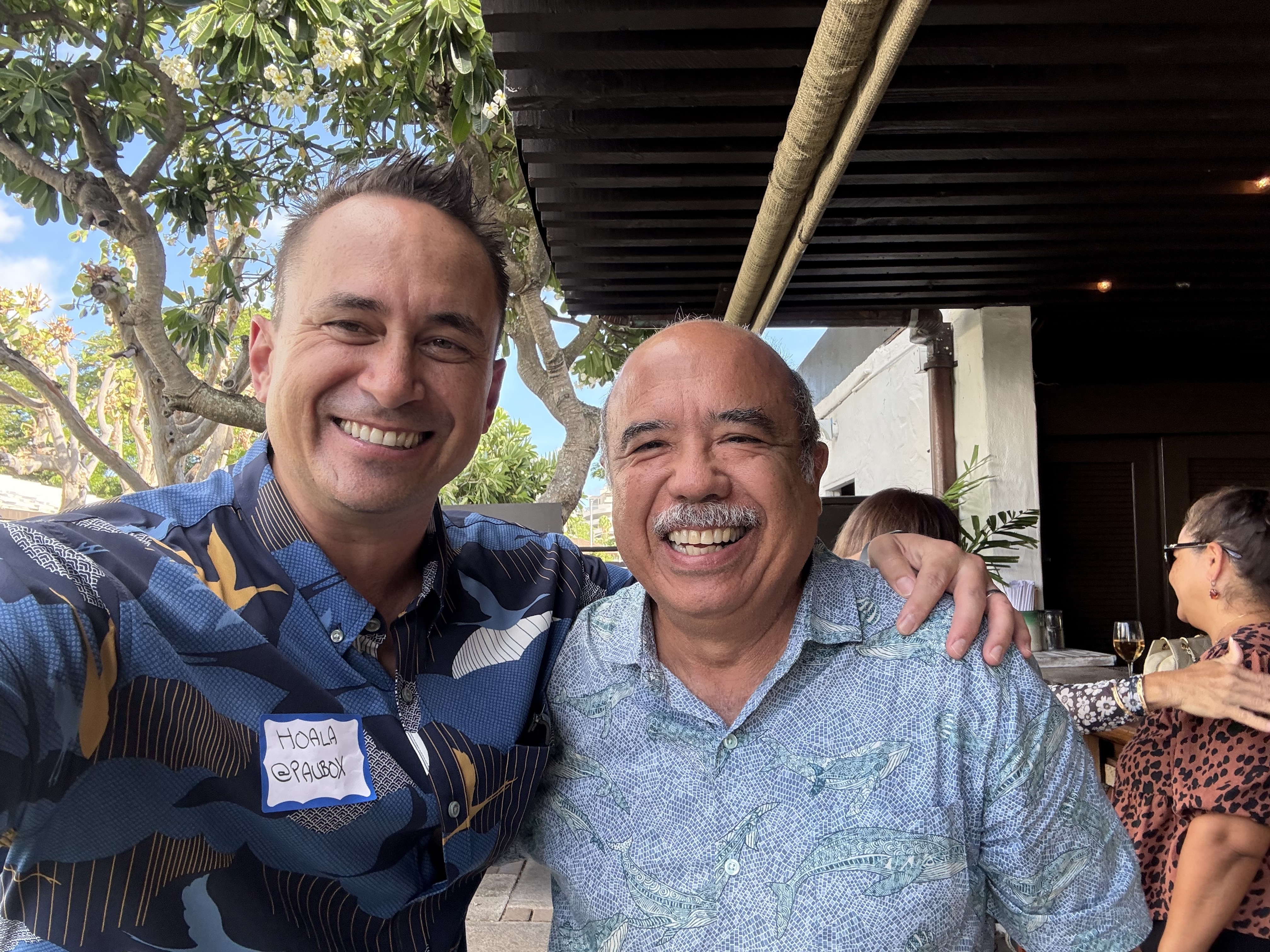 Catching up with longtime customer, Tony Borge of RMA Sales | Paubox Social Mixer in Honolulu
