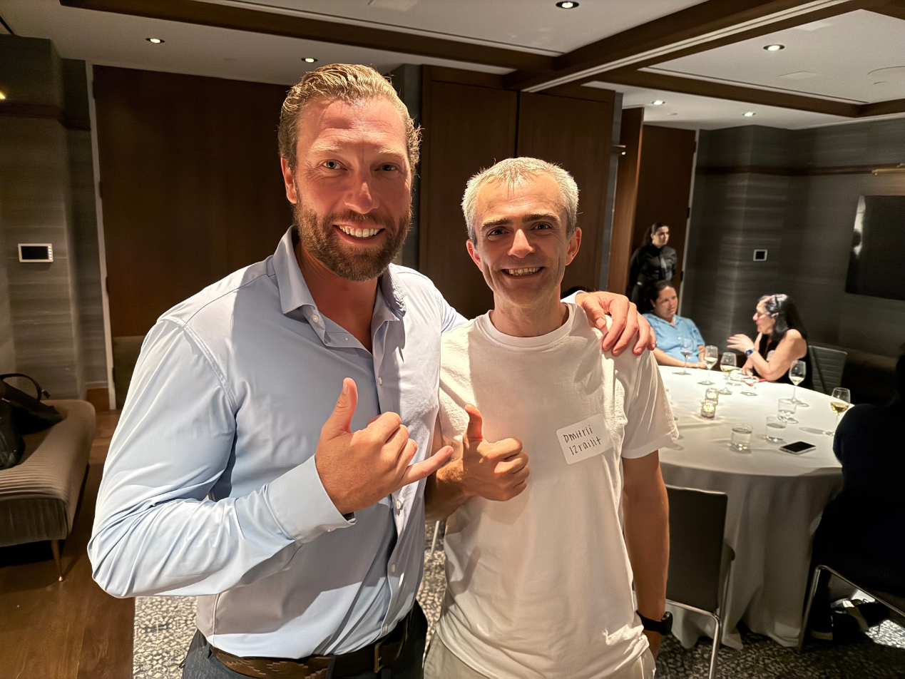 Greg Hoffman with Dmitrii Izrailit (S & A Unified Home Health Care) | The Paubox Table: Dinner in NYC