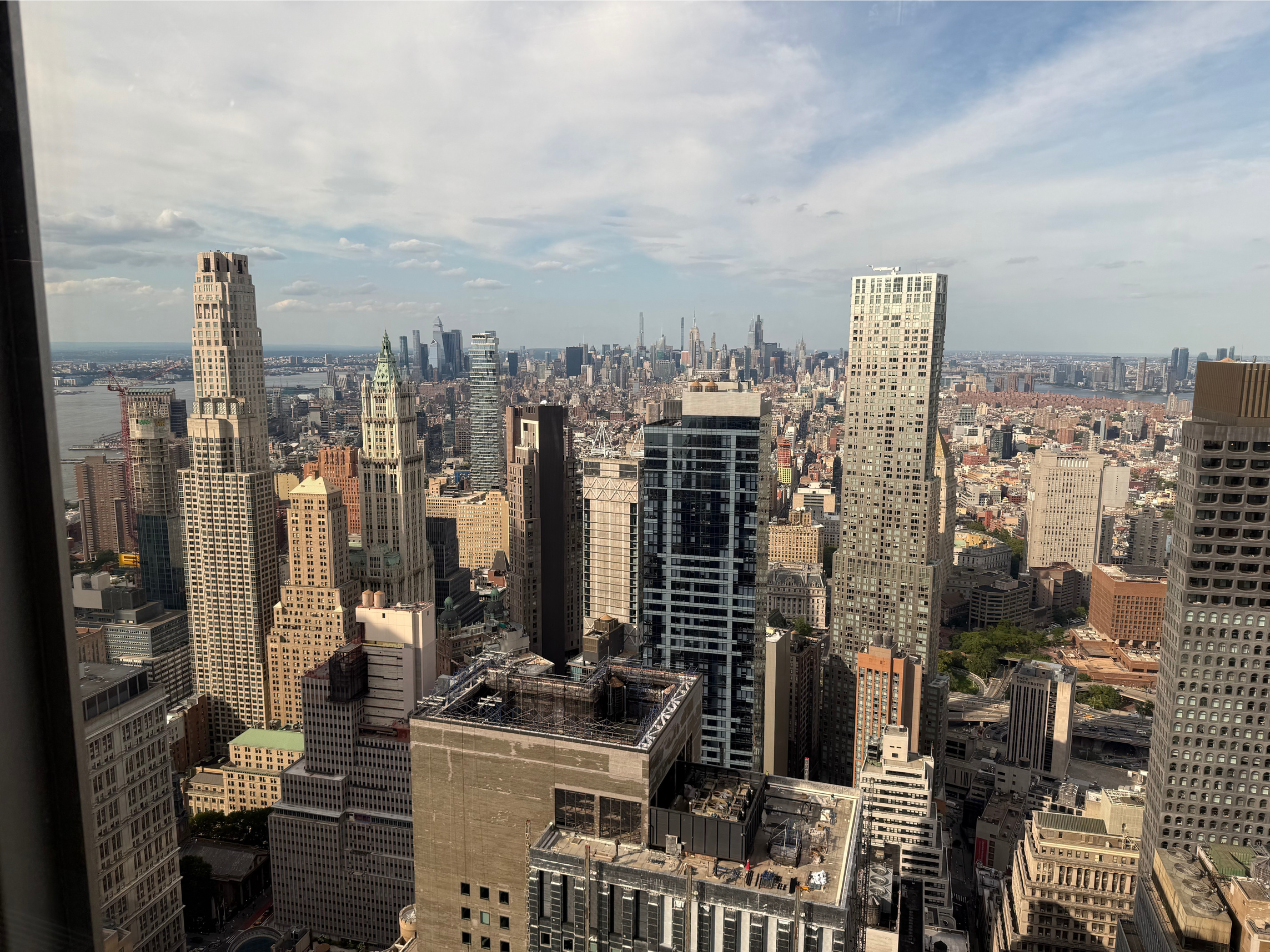 The view from Manhatta | The Paubox Table: Dinner in NYC