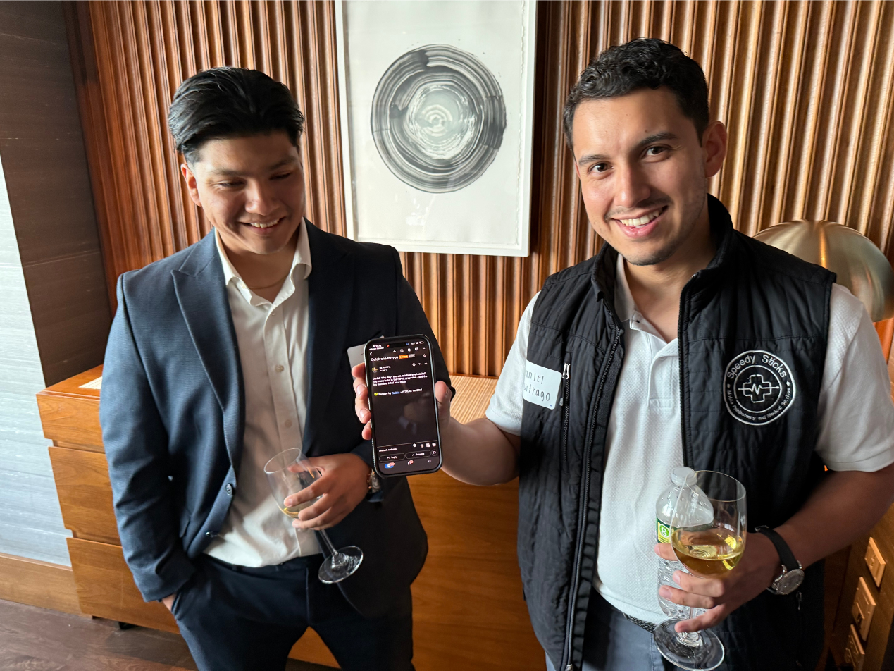 Daniel Buitrago (Founder, Speedy Sticks) likes the email I sent him via the Paubox MCP server | The Paubox Table: Dinner in NYC