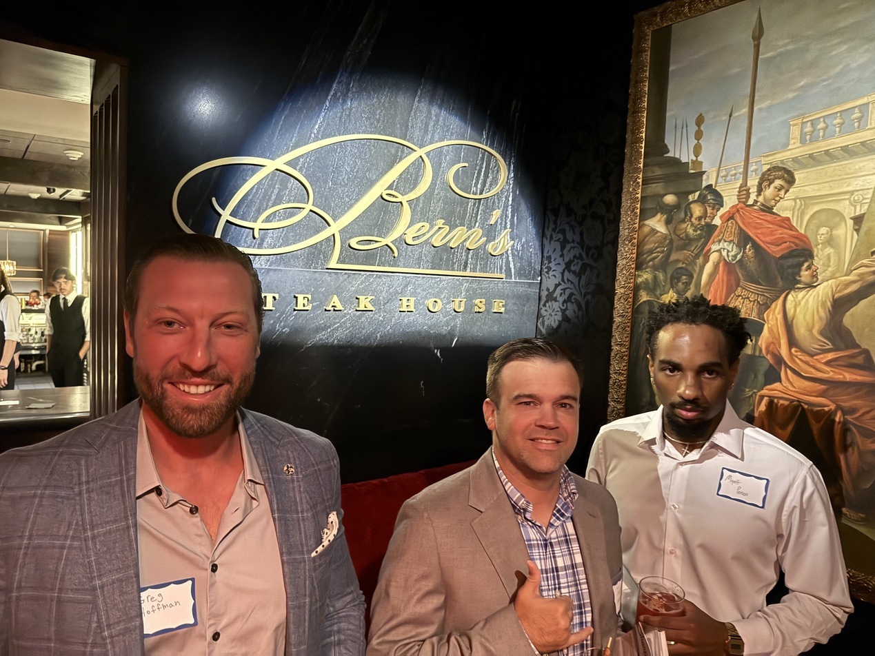 We flew in from California, Tennessee, and South Carolina for The Paubox Table dinner at Bern's. | 