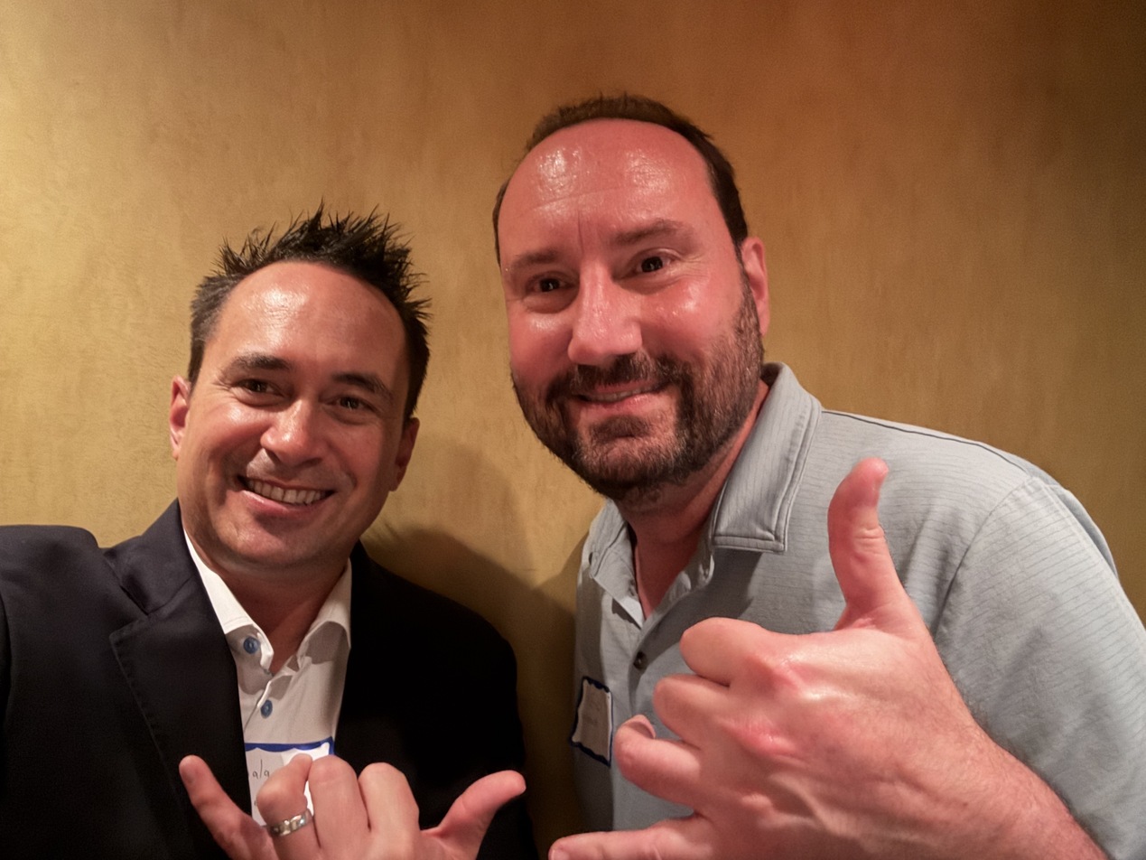 Hoala Greevy with Dr. Eric Weinstock, Chief Medical Officer of The Florida Psychiatric Center and Paubox customer since 2019.