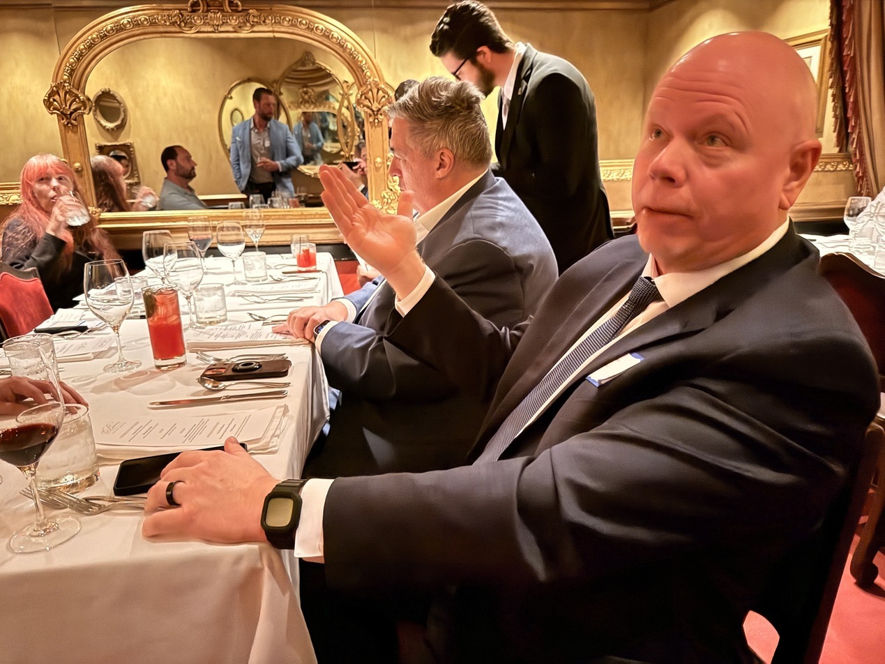 It was Norman Breed's first time to Bern's | The Paubox Table: Dinner in Tampa