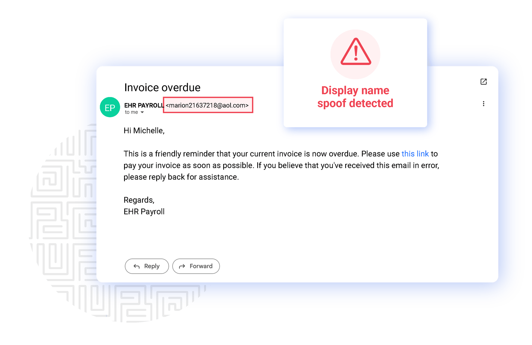Product creative of ExecProtect