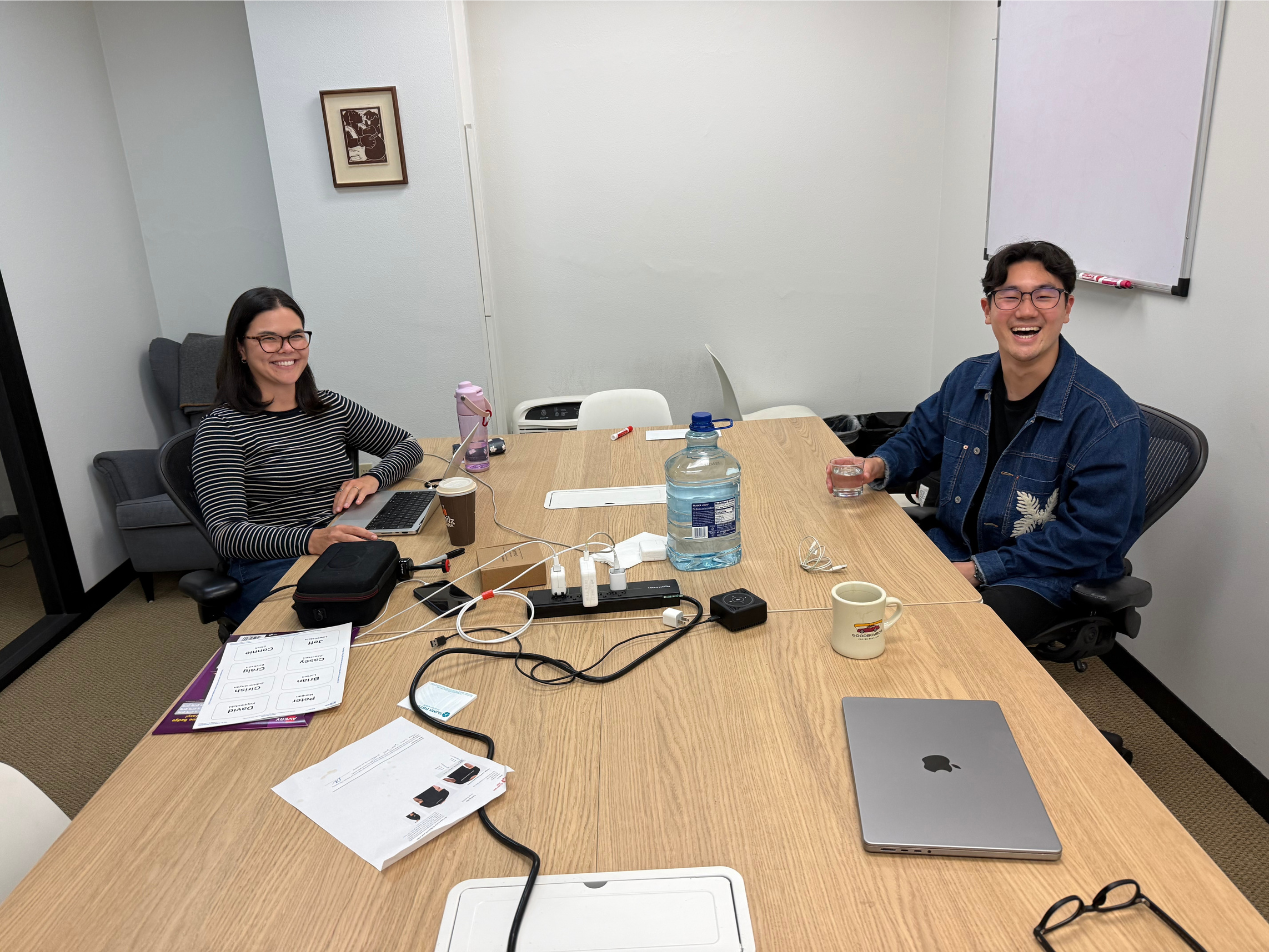 Lilly Ohno and Nick Wong got our event planning in order beforehand | Paubox Social Mixer in SF (+ World Cup Watch Party 🌎⚽)