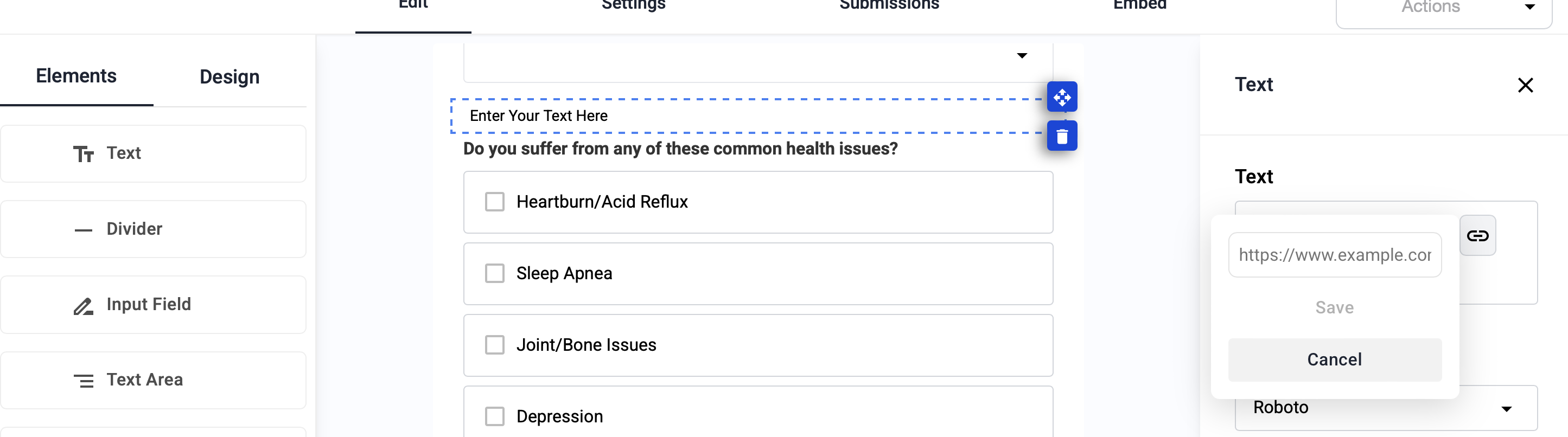 A Paubox form example