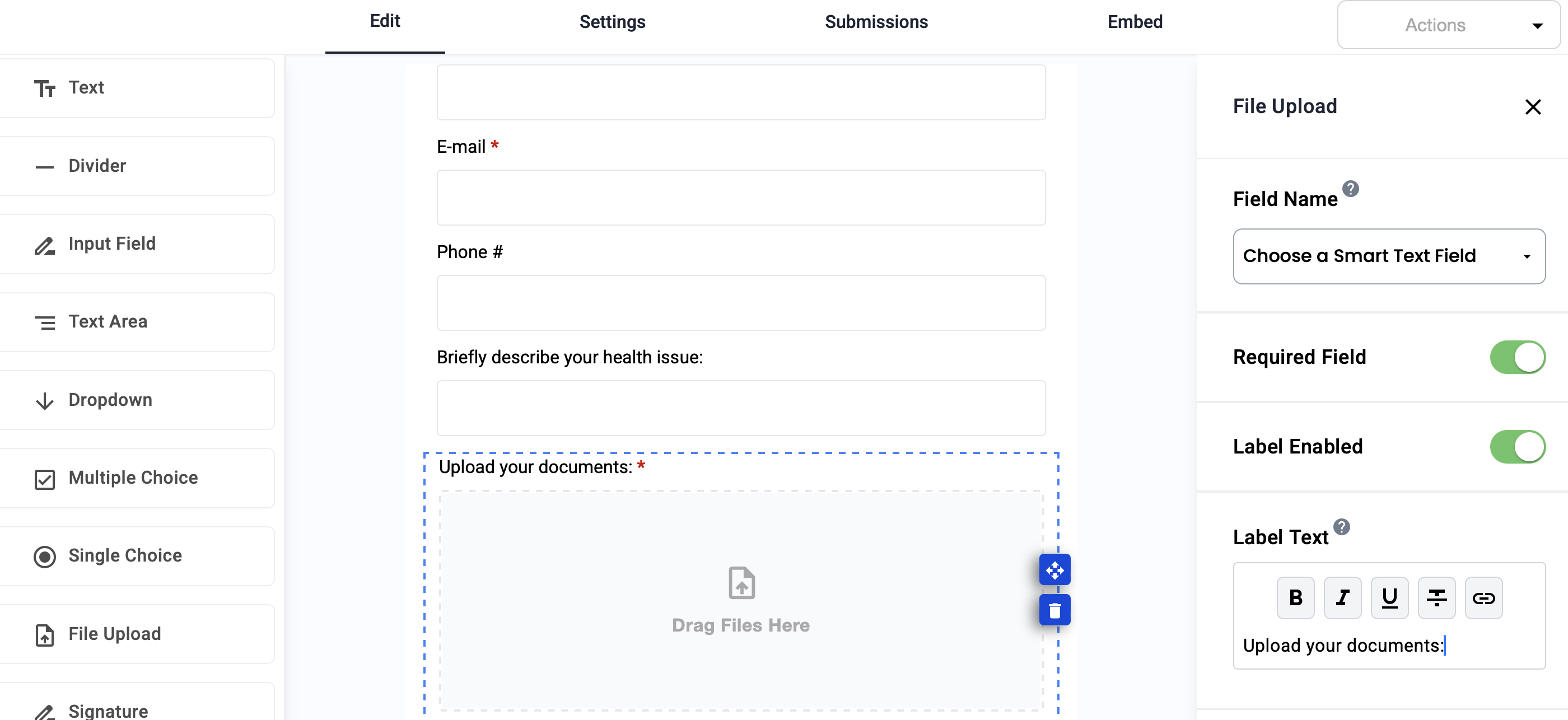 A Paubox form example