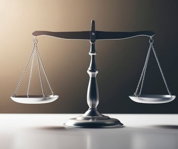 Image of a legal scale. 