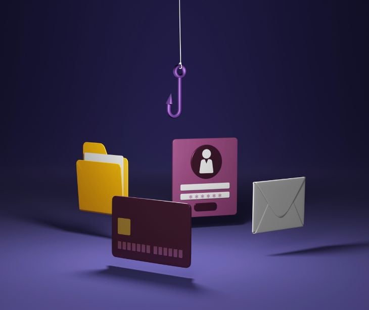 fish hook with file and emai icons