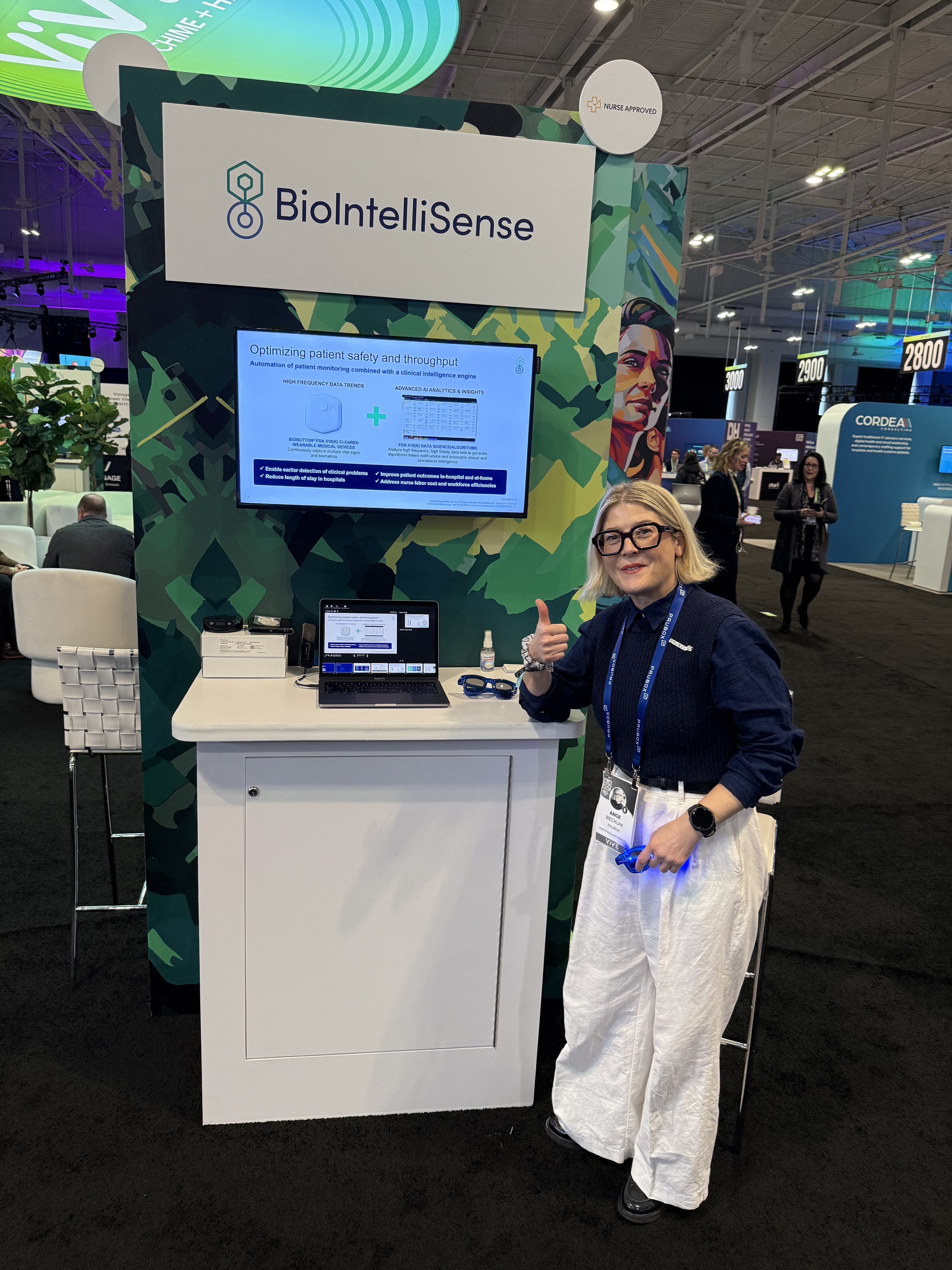 Visiting customers at ViVE Nashville 2025