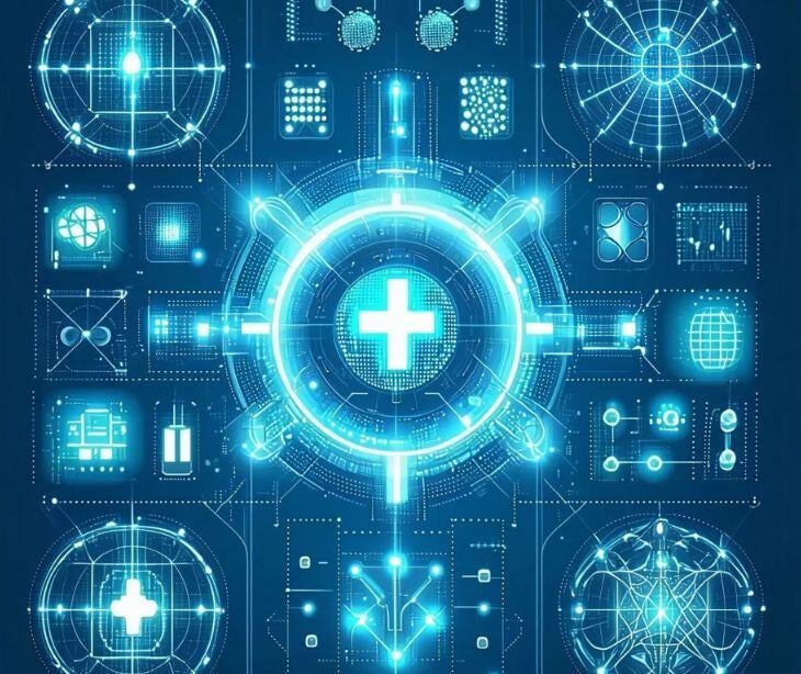 digital healthcare icons