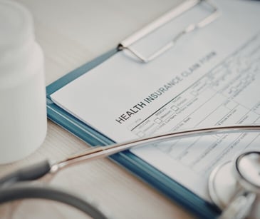 Image of a healthcare form. 