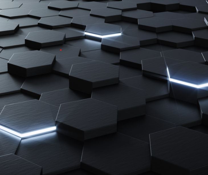 digital black shapes