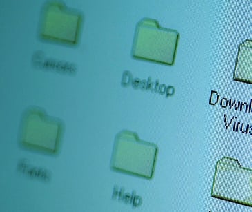 Image of computer folders. 