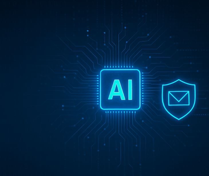AI and email icon