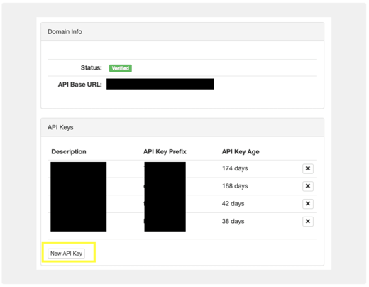 new api key