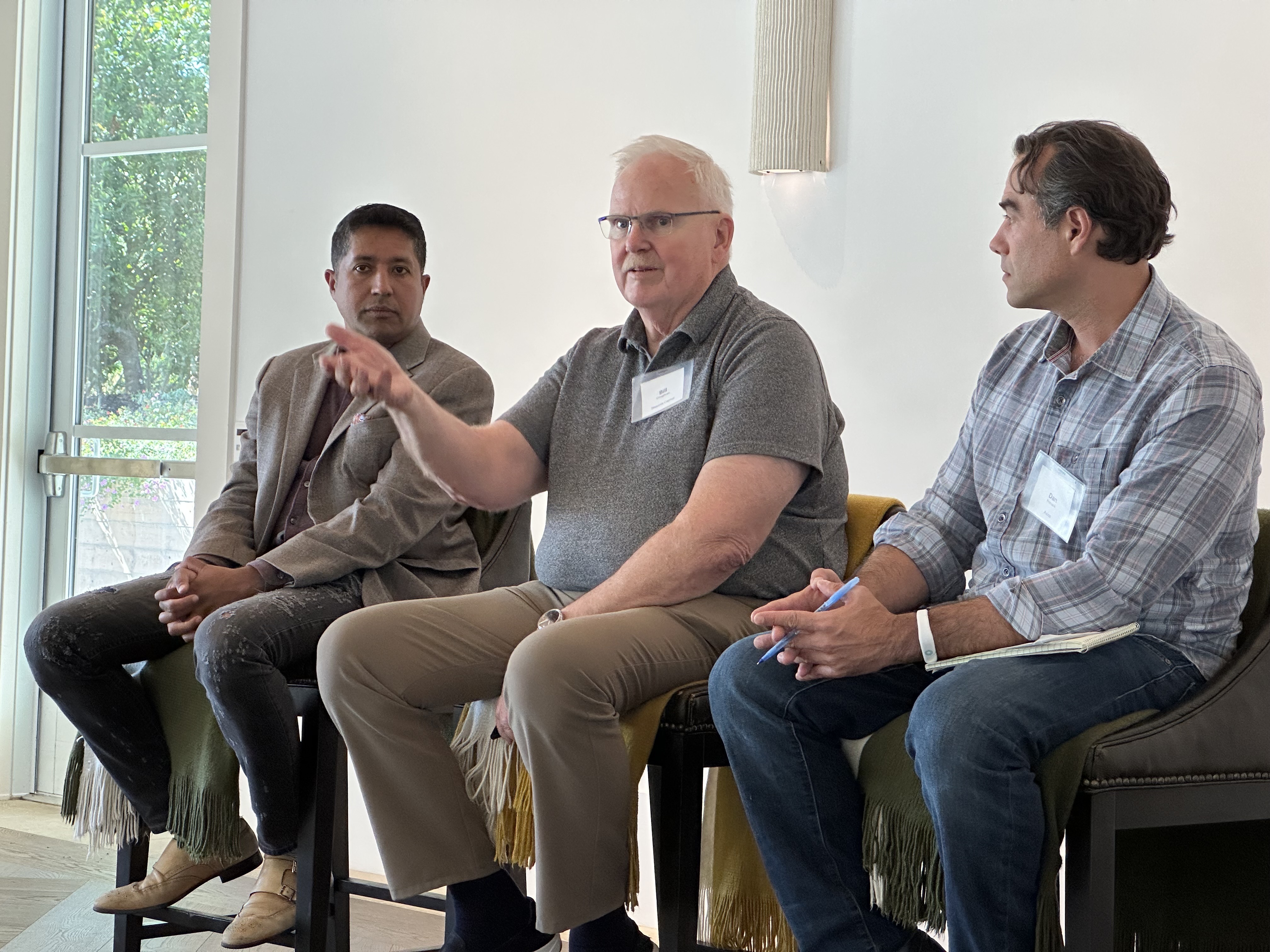 A tech panel moderated by Dan Primack of Axios with participation from Venky Ganesan, Partner with Menlo Ventures, and Bill Coughran, Partner with Sequoia Capital.