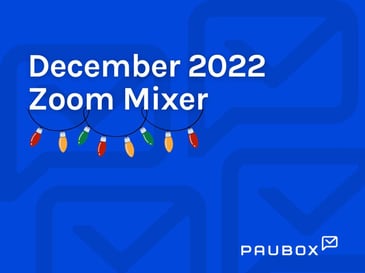 Our December 2022 Zoom social mixer