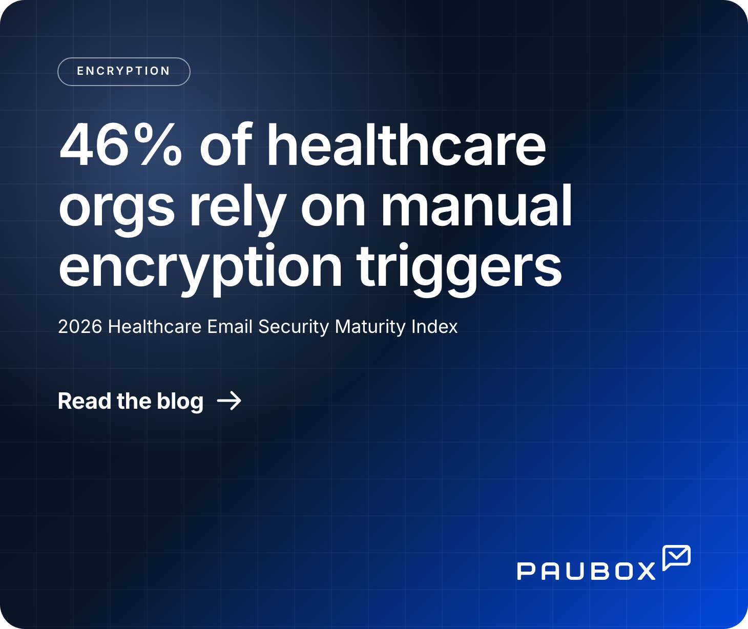 Default encryption in healthcare. Why 46% still leave it to the sender.