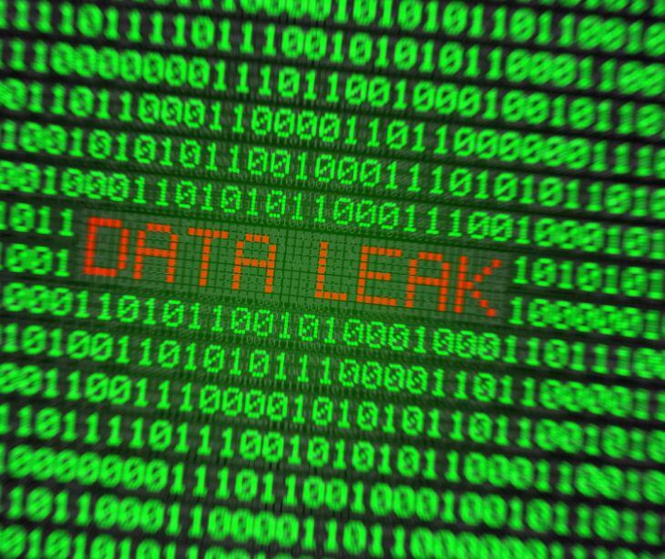 data leak text