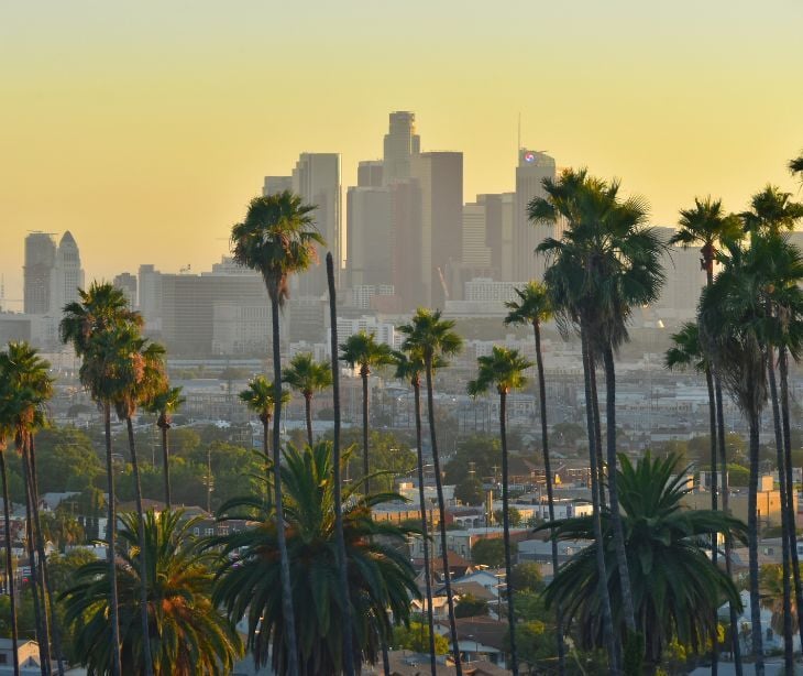 Image of California cityscape. 