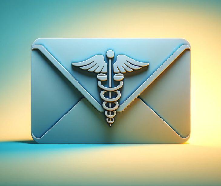 Can you discuss health issues with patients via email?