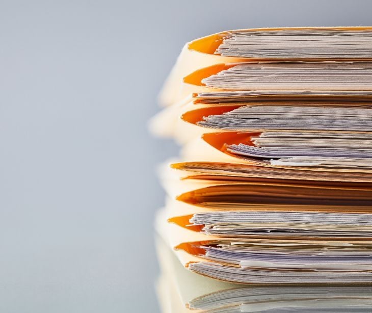 Image of file folders. 