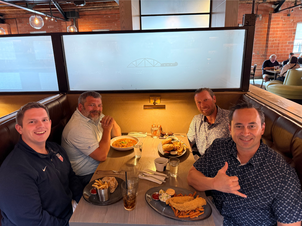 Customer lunch at Third Street Social in Kansas City