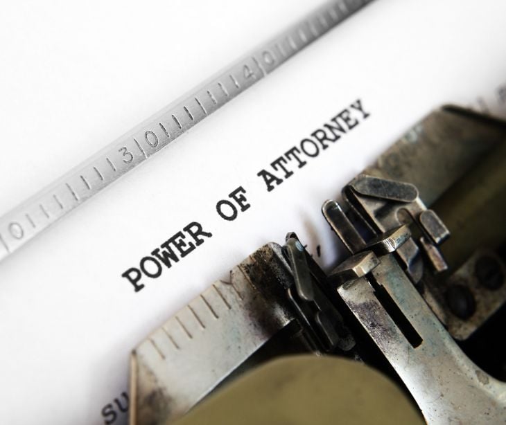 Does power of attorney grant access to PHI?