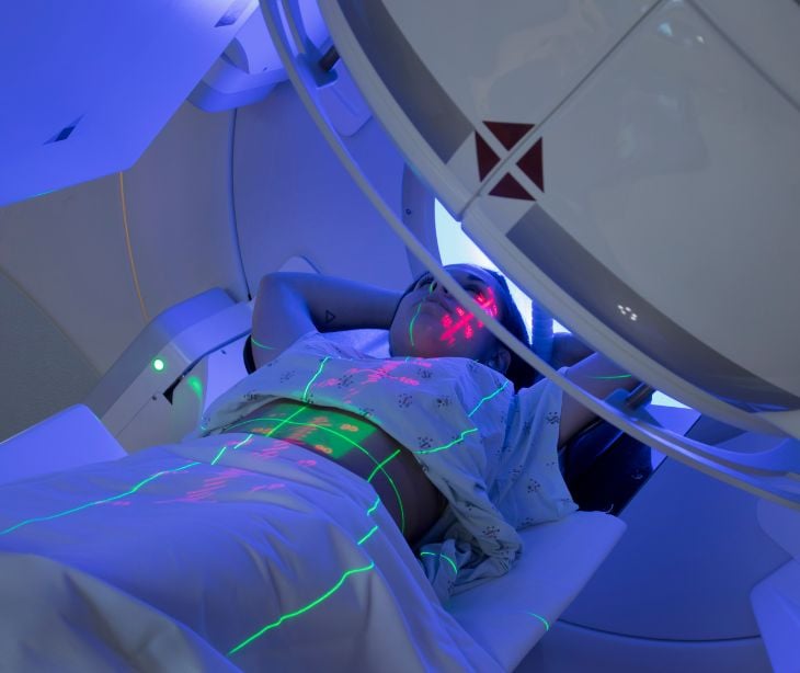 patient getting imaging