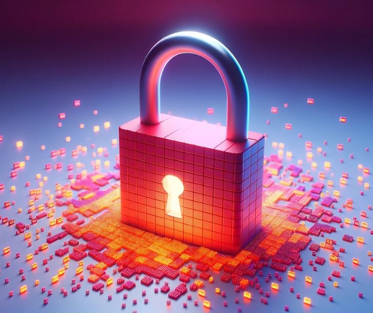 orange digital lock