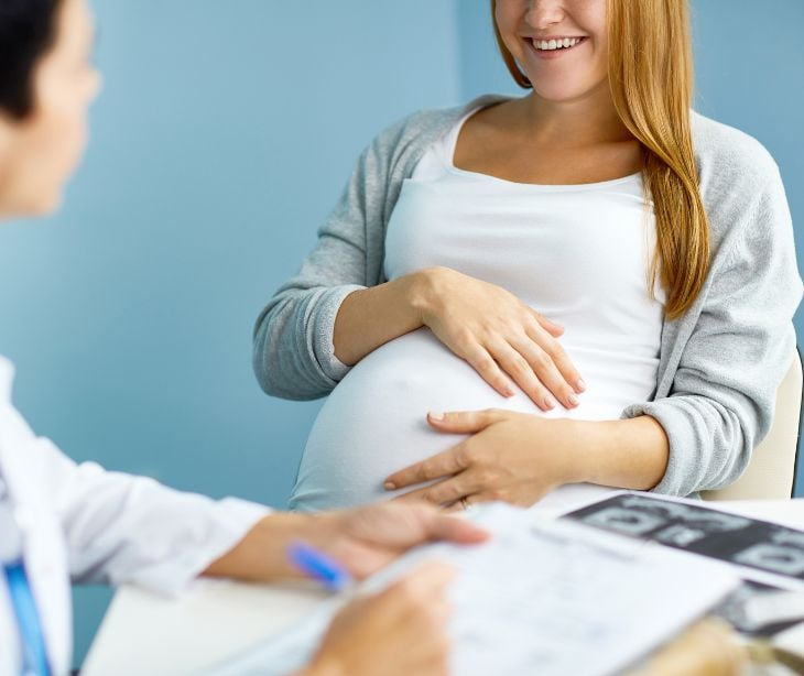 HIPAA compliant communication for prenatal care