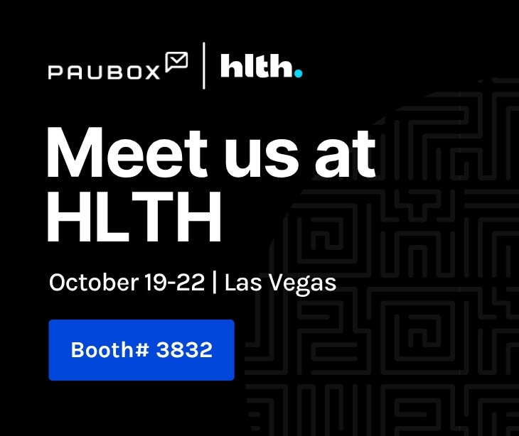 Visit the Paubox booth (#3832) at HLTH 2025 Las Vegas