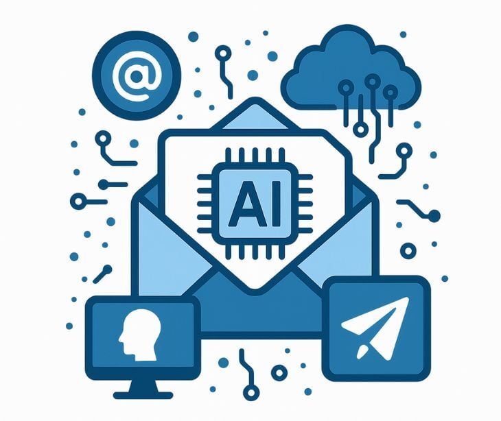 ai and email icons