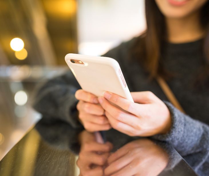 young woman on cellphone